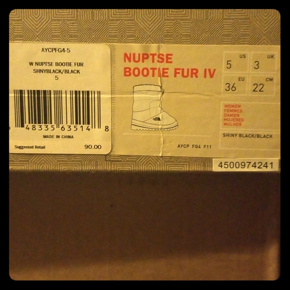 The North Face Nuptse Snow Boots